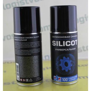 Смазка силиконовая, универсальная, Silicot Spray (ВМП Авто), 210мл флакон аэрозоль, 2705/2