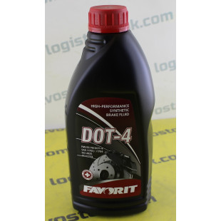 Жидкость тормозная, FAVORIT, ДОТ-4, 910Г, FV3002-085-E